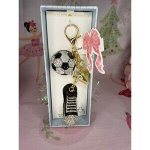 Soccer Ball Bag Charm/keychain